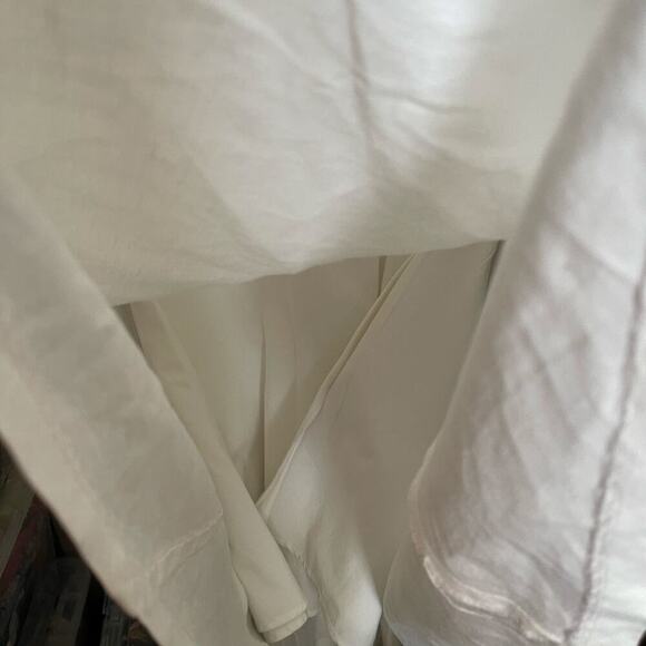 Vintage Spiegel Linen Maxi Dress Beach Wedding Lagenlook  Size 12/P - Picture 5 of 7